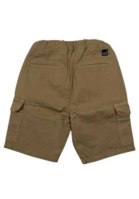 Children's Bermuda shorts in linen and cotton Paolo Pecora | PP2284/SUBEIGE